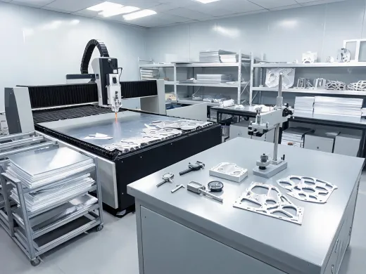 Aerospace fabrication laser workflow