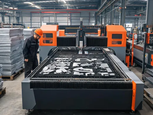 Sheet metal laser cutting application