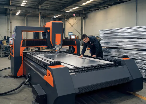 Sheet metal laser application